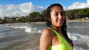 You fuck Sophia in the car, and she eats your cum.